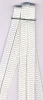 3mm Grosgrain Ribbon - White